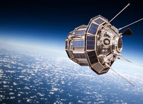 space-satellite-orbiting-the-earth-2
